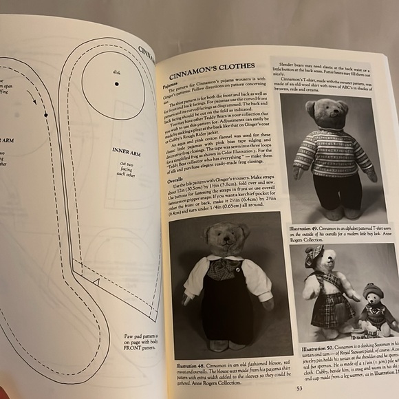 NWT Classic Teddy Bears Designs 24 Bears & Wardrobe BOOK Heirlooms 1996 Worrell - Picture 15 of 17